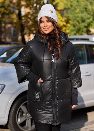 Жіноче стьобане тепле зимове пальто,пуховик,зимова куртка,женское тёплое стёганое пальто,женская куртка5 фото