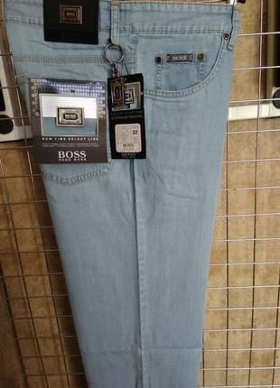 Светлые джинсы лето hugo boss