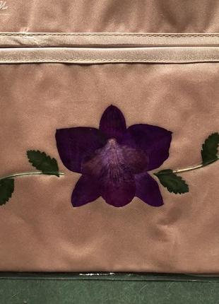 Текстильна підставка для серветок орхідеї