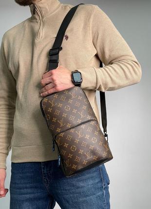 Сумка слинг в стиле louis vuitton + брендовая упаковка9 фото