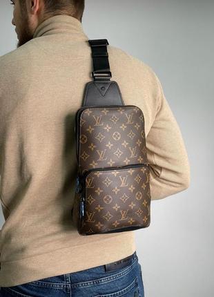 Сумка слинг в стиле louis vuitton + брендовая упаковка8 фото