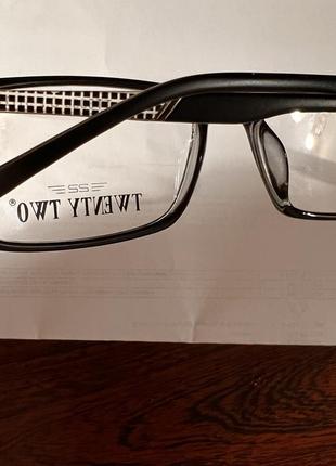 Оправа очки мужские прямоугольные классические для чтения пластиковые лёгкие