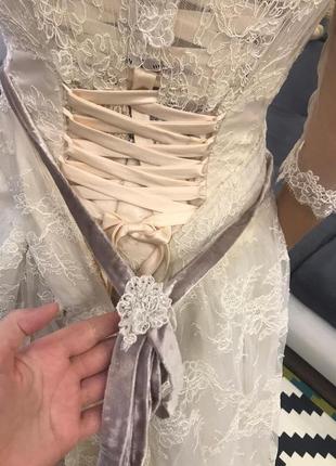 Свадебное платье от татьяны григ размер xl l m7 фото