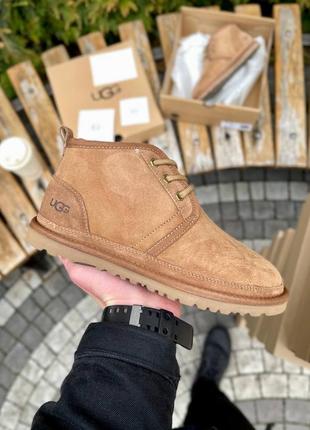 Уги ugg neumel chestnut suede угги натуральна овчина1 фото