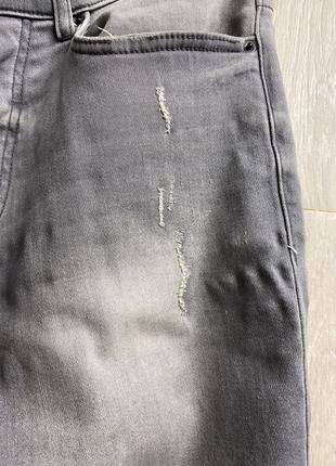 Мужские стрейч зауженые джинсы на пуговицах denim co w32/l34.4 фото