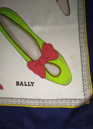 Bally оригинальная винтажный шелковый платок3 фото