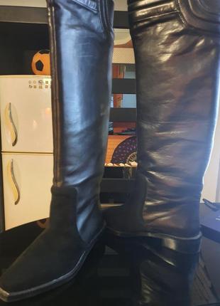 Kenzo нові зимові сапоги ботфорти розмір 38.5 оригінальні шкіра