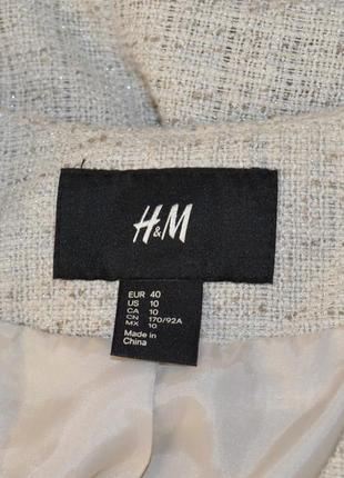 Брендовый пиджак жакет блейзер косуха на молнии h&m3 фото