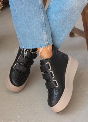 Кроссовки теплые, меха, кеды байка