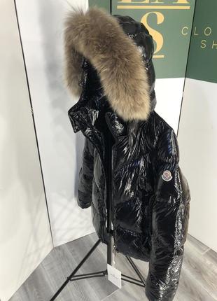 Пуховик монклер пуховик moncler чорний , куртка монклер зимня2 фото