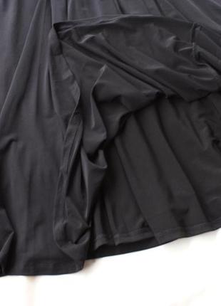 Брендовое трикотажное черное платье от dkny8 фото