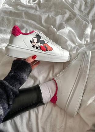 Женские зимние крассовки sneakers mickey mouse ❄️