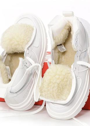 Зимние кроссовки с мехом nike air force 1 gore-tex winter8 фото