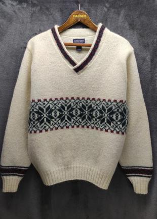 Lands'end, direct merchants, usa, теплий чоловічий пуловер.