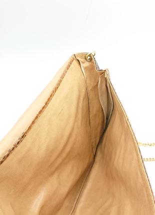 Винтажная сумочка клатч из кожи питона змеи9 фото