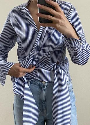 Рубашка женская в полоску
