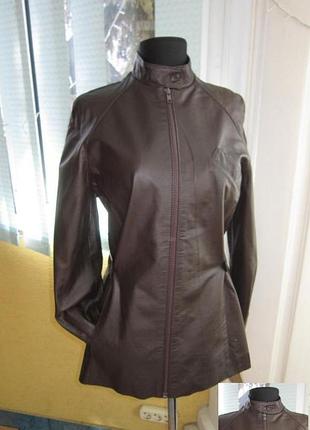 Легенька жіноча шкіряна куртка jean bell. лот 885