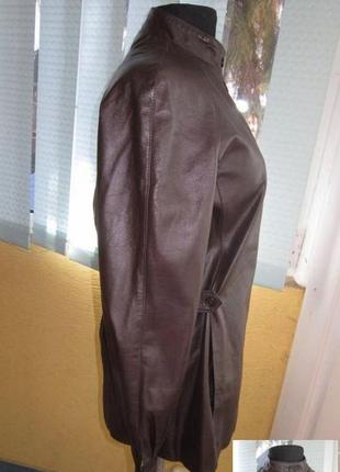 Лёгенькая женская кожаная куртка jean bell. лот 8857 фото