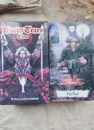 Гадальные карты таро кровавых слез bloody tears tarot колода карт вампирское таро