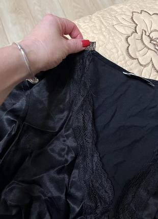 Шикарная блуза корсет топ черная нарядная стильная красивая с кружевом элегантная4 фото