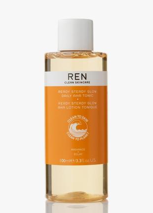 Тоник для лица ren radiance ready steady glow day aha tonic, 100 мл1 фото