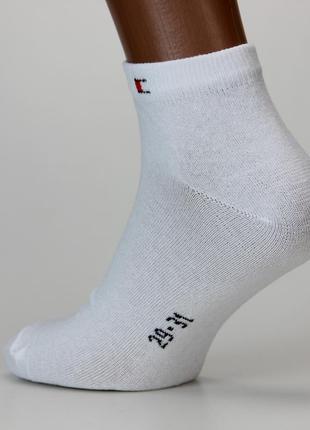 Шкарпетки чоловічі короткі демісезонні житомир 29-31 розмір (43-46 взуття) спортивні білий4 фото