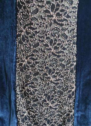 Сукня з оксамитовими вставками маленький розмір2 фото