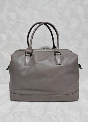 Кожаная сумка longchamp, оригинал2 фото