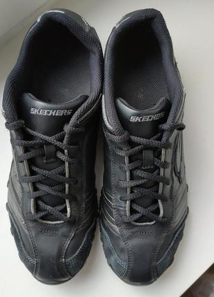 Кожаные кроссовки skechers 39р. 27 см.7 фото