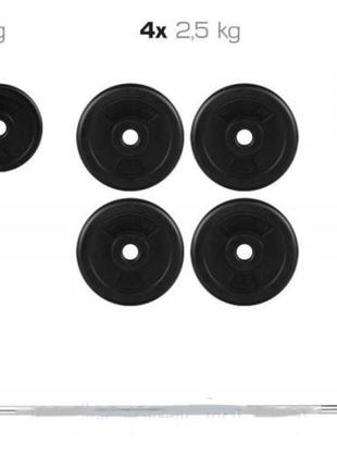 Штанга прямая 30 кг 180 см wcg композитный силовой набор для жима в дом и спортзал лучшая цена с быстрой