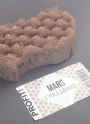 Губка лазнева mars з масажним шаром тм profit 160х95х455 фото