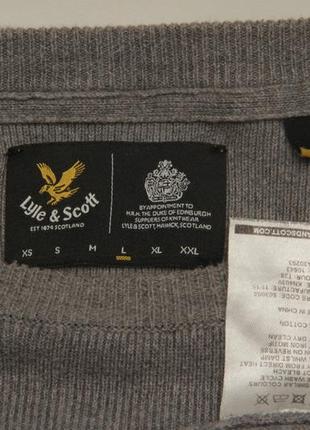 Lyle &amp; scott рр l толстовка из хлопка свежие коллекции6 фото