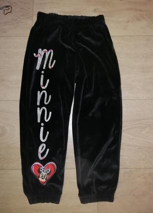 Велюровая брюка 3-4 года