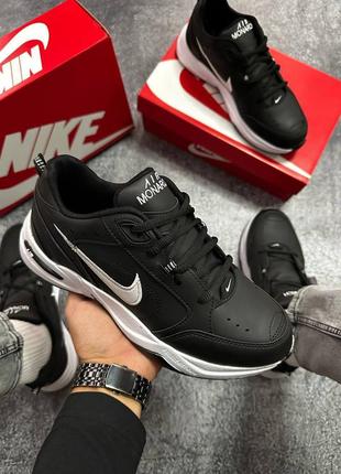 Nike air monarch  black / кросівки найк аір монарх