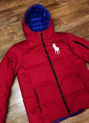 Ralph lauren big pony red puffer jacket,куртка,пуховик