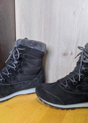 Meindl gore-tex - зимние кожаные водонепроницаемые ботинки2 фото