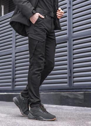 Зимние тактические брюки чёрные pobedov trousers tactical зима s3 фото