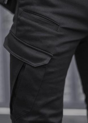 Зимние тактические брюки чёрные pobedov trousers tactical зима s7 фото