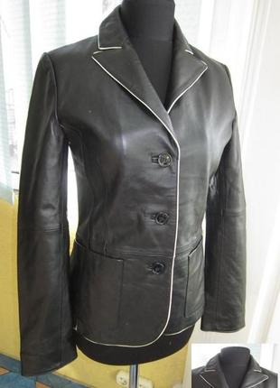 Легенька жіноча шкіряна куртка-піджак tcm. лот 886