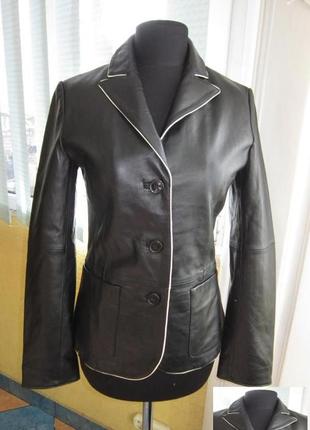 Легенька жіноча шкіряна куртка-піджак tcm. лот 8862 фото