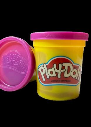 Пластилин в баночке play-doh сливовый hasbro1 фото
