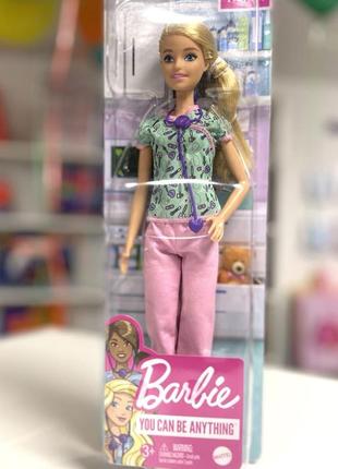 Кукла барби медсестра barbie nurse gtw39