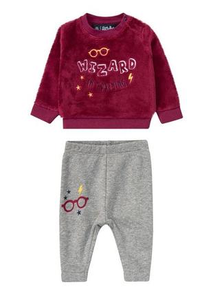 Костюм (свитшот и штаны) для девочки disney harry potter 415569 062-68 см (2-6 months) комбинированный