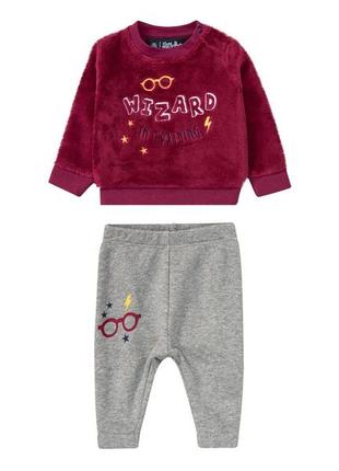 Костюм (свитшот и штаны) для девочки disney harry potter 415569 062-68 см (2-6 мес.) комбинированный