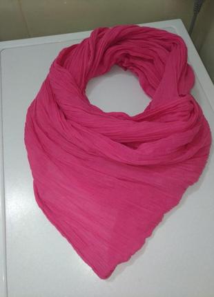 Розовый шарф3 фото
