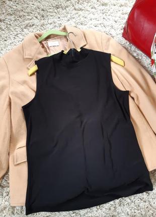 Базовый черный гольф без рукава,anne klein,  p. m-xl3 фото