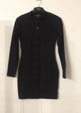 Маленьке чорне плаття р. 4 uk, 32 eur, xxs,   missguided