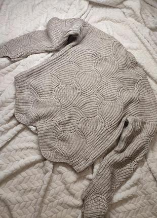 Елегантный вязаный свитер9 фото