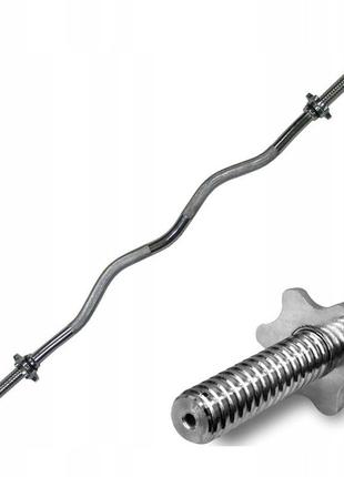 Гриф w-подобный 120 см. лучшая цена с быстрой доставкой по украине