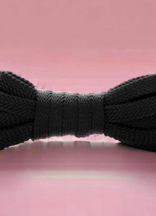 Шнурки для ботинок и берцев плоские kiwi 150 см черные1 фото